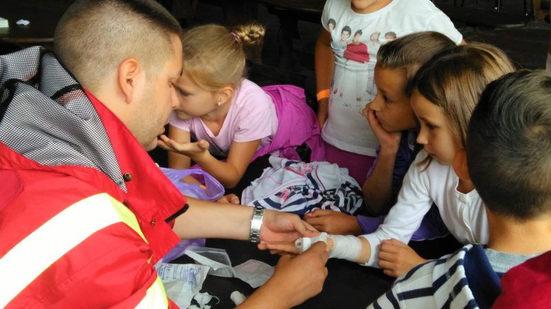 Elsősegély oktatás – kép